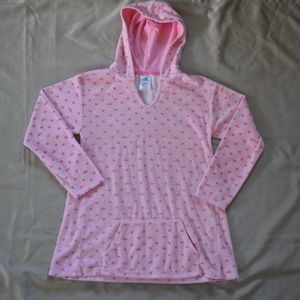 Disney Princess Terry Knit Pink Sweatshirt Pullover Size 9/10